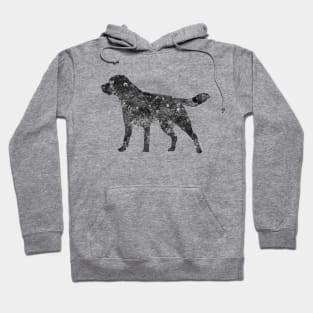 Labrador dog black and white Hoodie